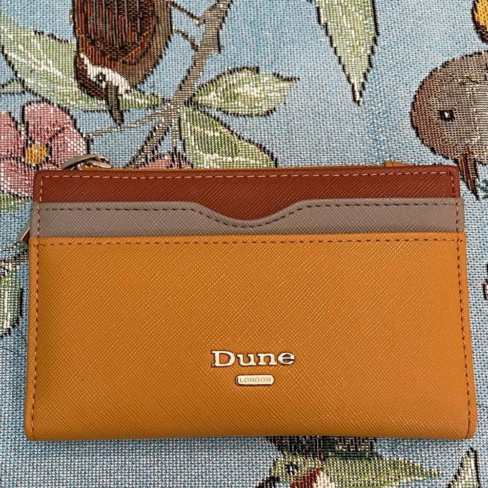 Dune London Brown and Tan Wallet
